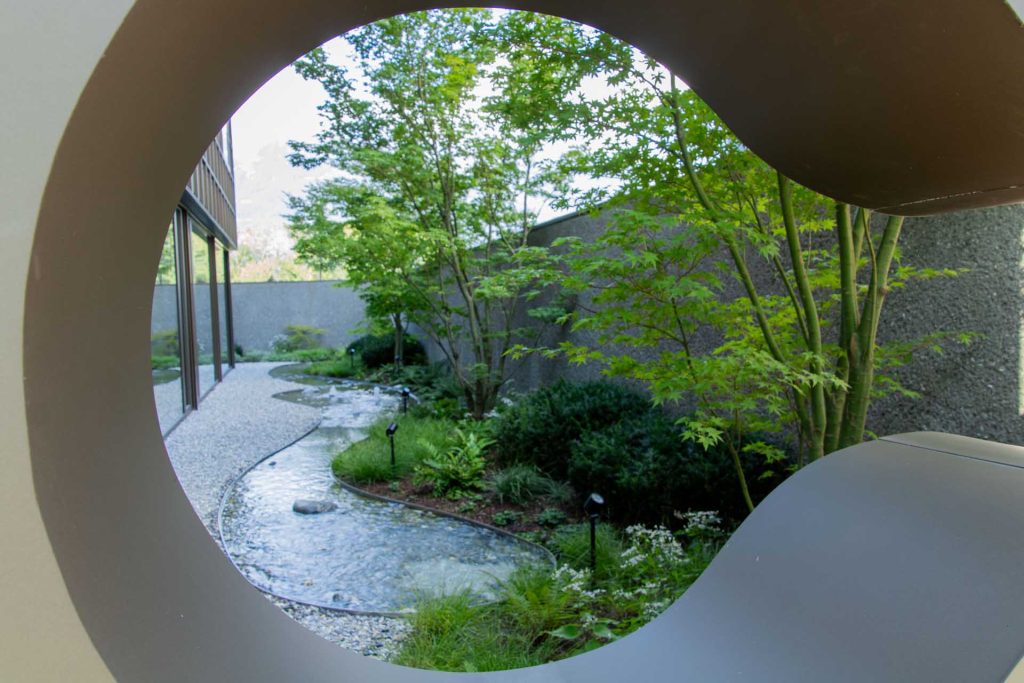 Bepflanzung office garden