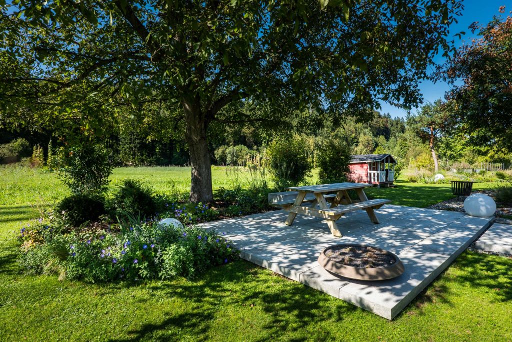 Sitzplatz Garten Göfis